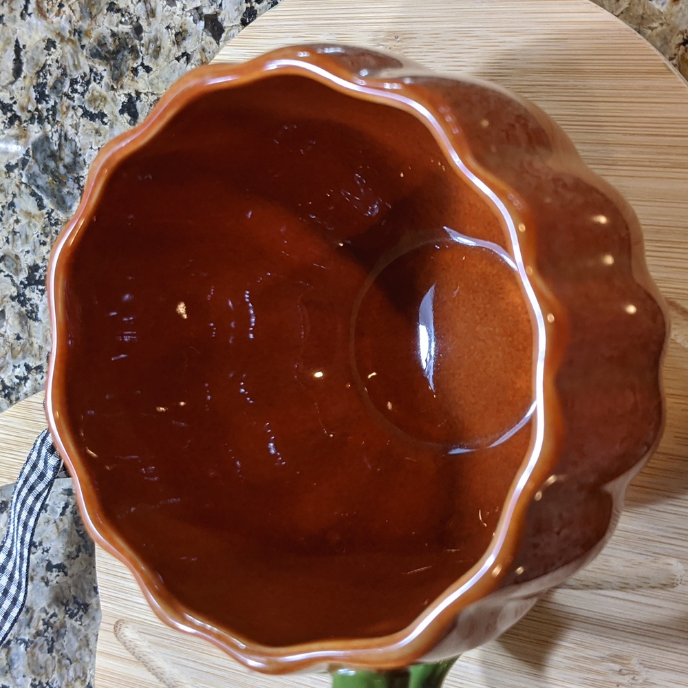 Starbucks Pumpkin Coffee Mug Twisted Vine Handle Autumn Fall 13oz 2007 - Picture 5 of 5